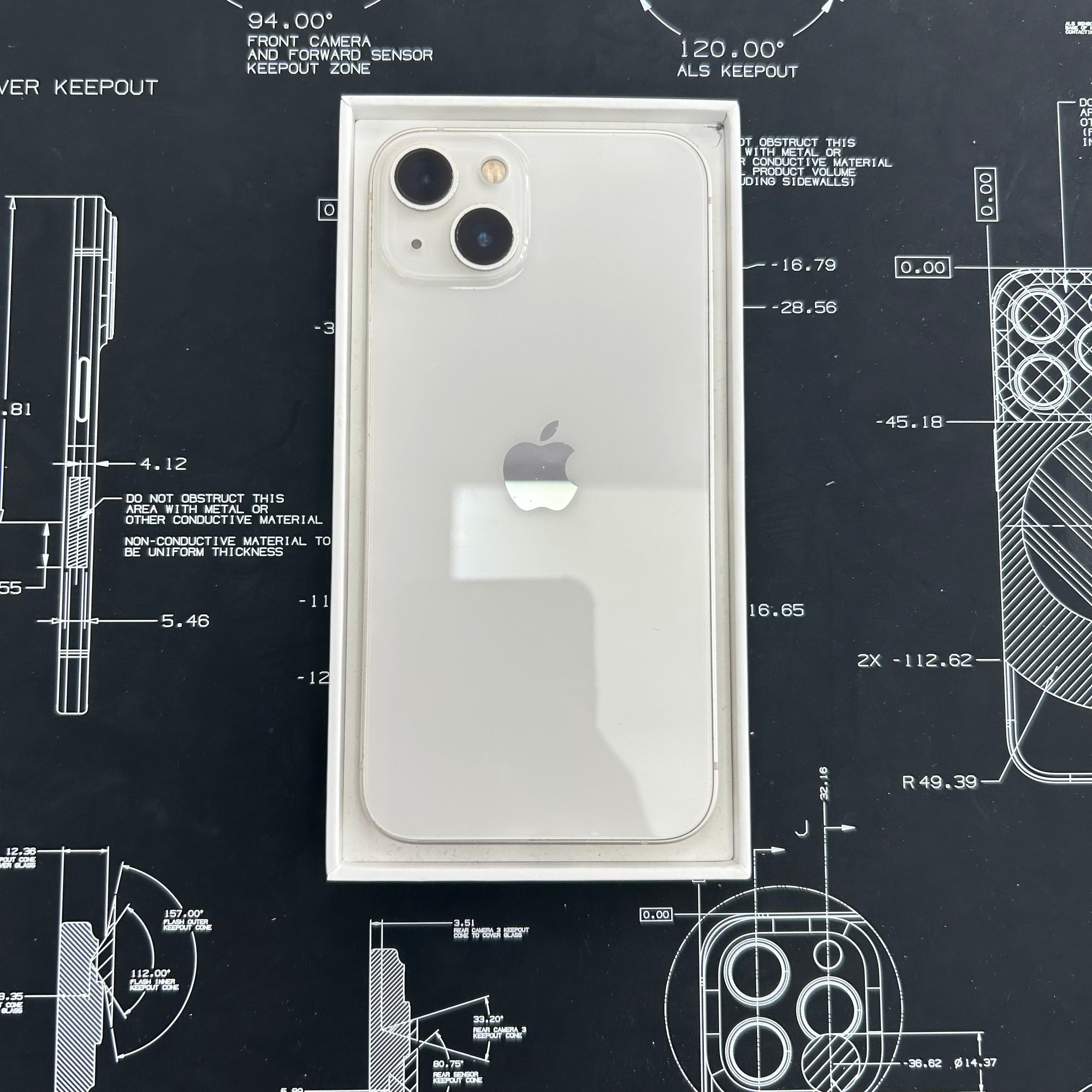 Apple iPhone 13 128GB White 100% Battery Health