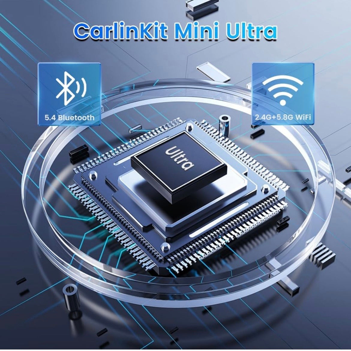 Carlinkit Mini Ultra Apple CarPlay or Android Auto Wireless Connector