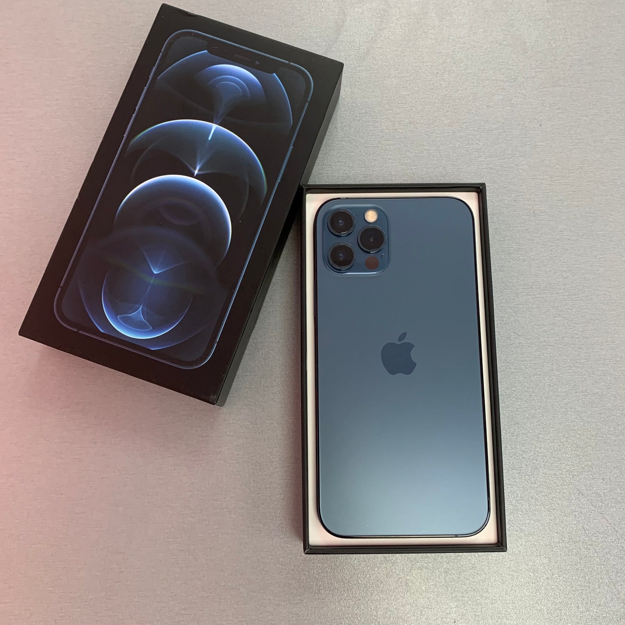 Apple iPhone 12 Pro Blue 128GB Unlocked - 100% Battery Health