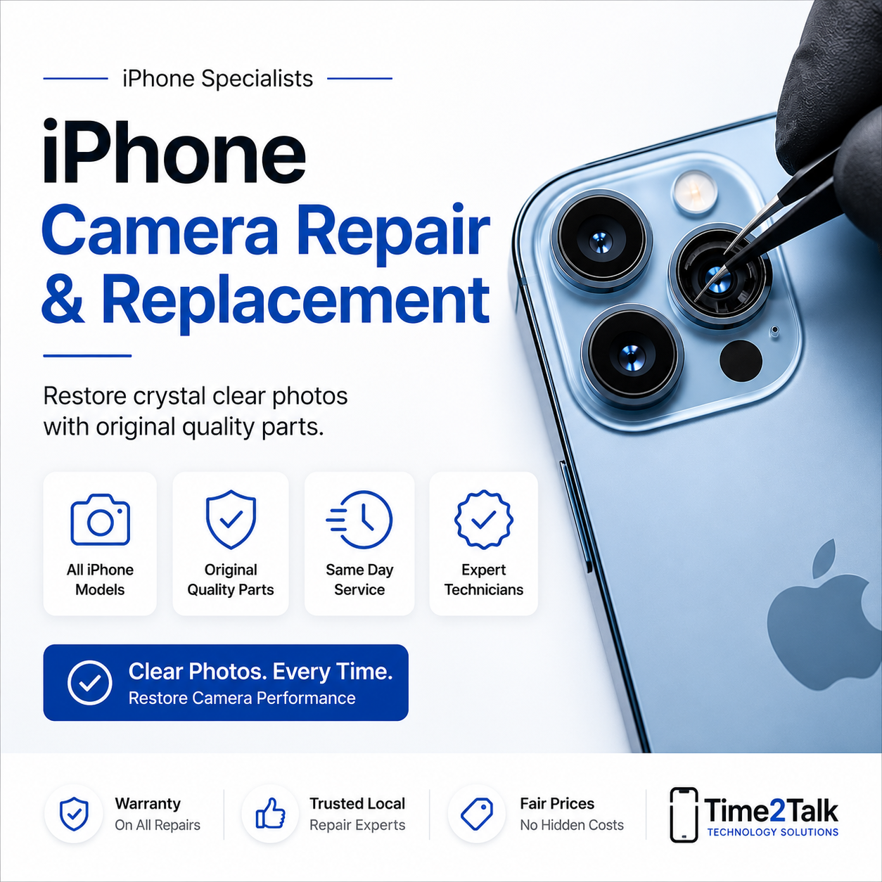 Apple iPhone Original Camera Repair & Replacement