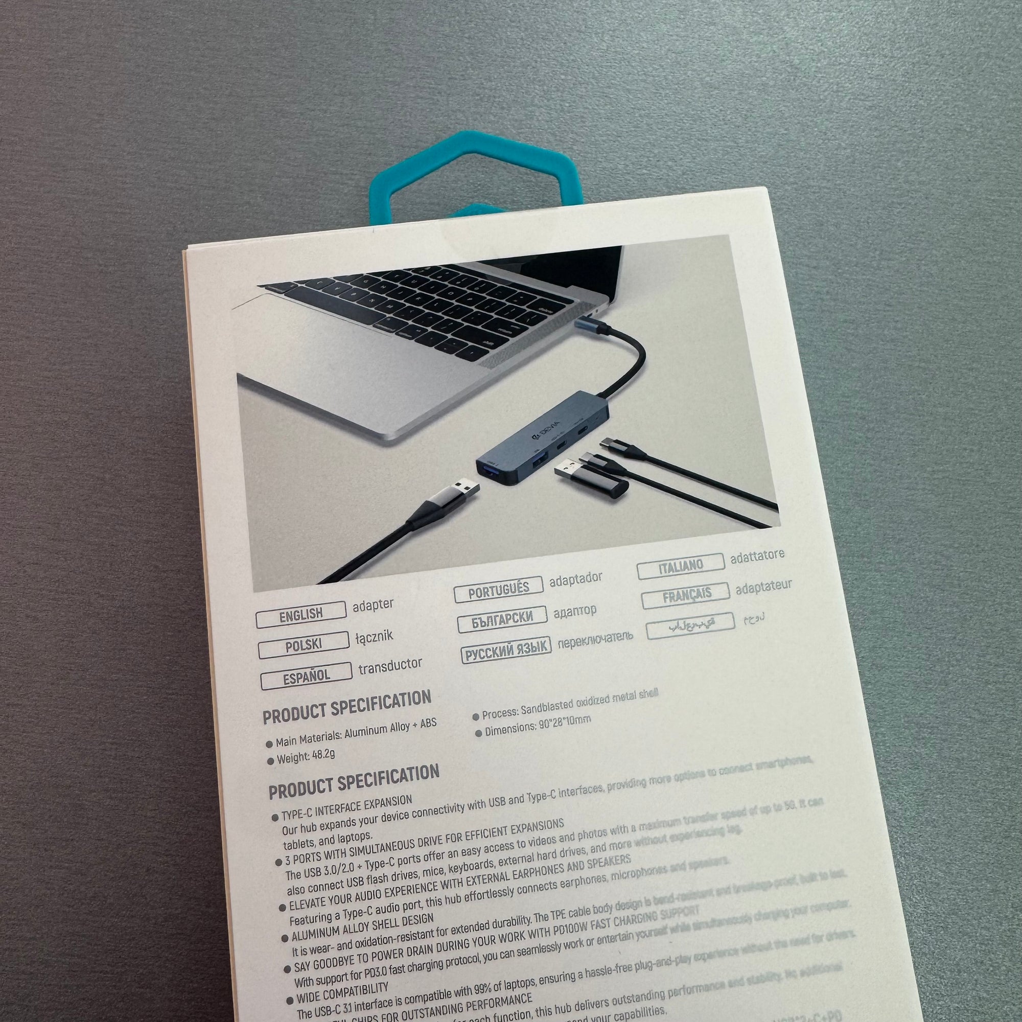 Devia 4in1 HUB Multifunction Adapter