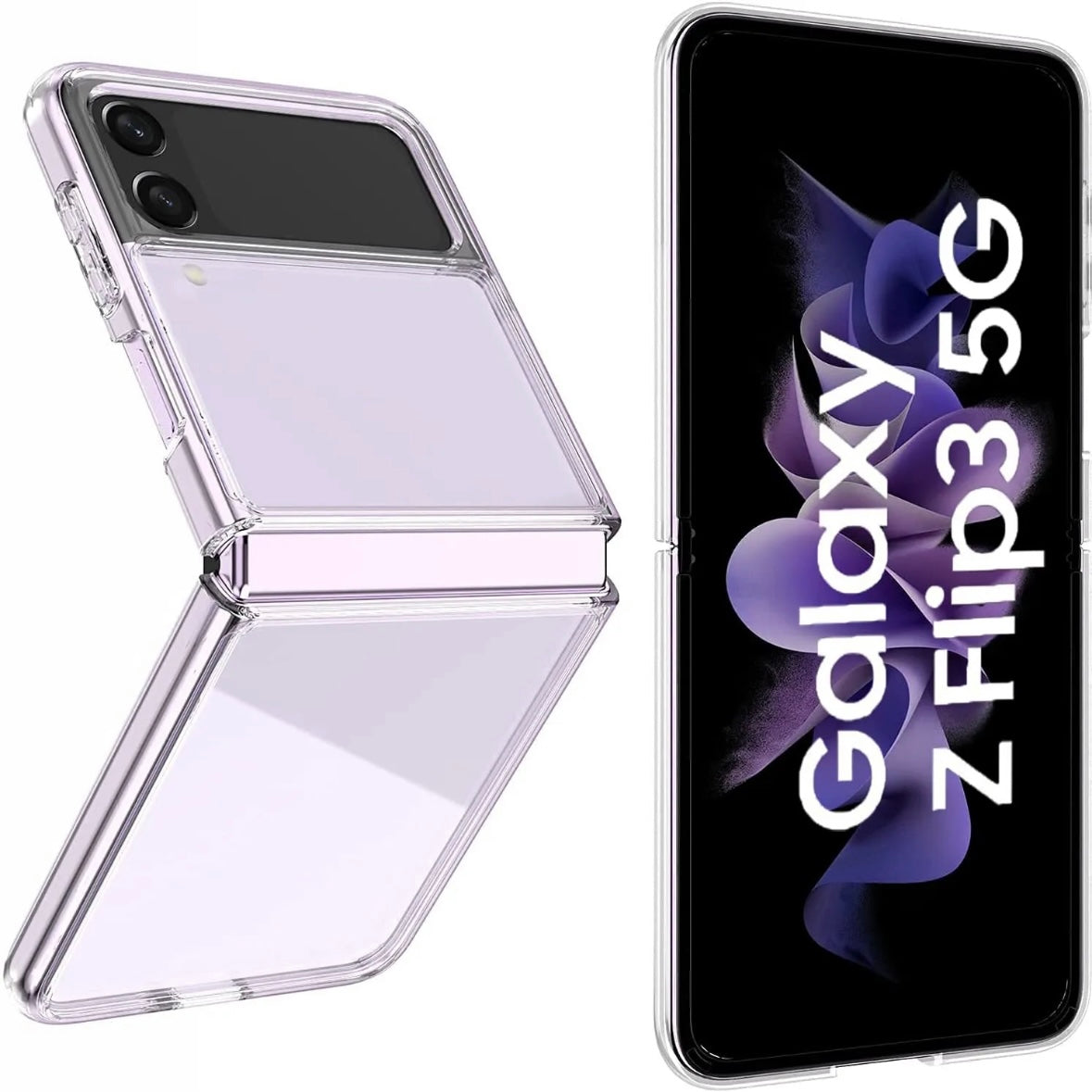 wowacase Limited Edition Samsung Z Flip3 Case (Color: Black)