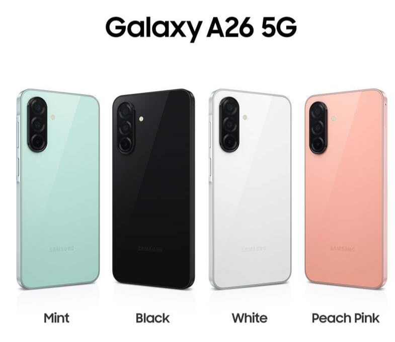 Samsung Galaxy A26 5G 128GB Brand New Sealed Black, Mint & White