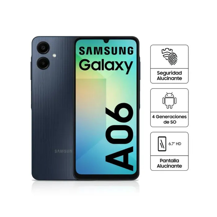 Samsung Galaxy A06 64GB Brand New Sealed Unlocked Black, Gold Samsung Galaxy A06 64GB Brand New Sealed Unlocked Black, Gold