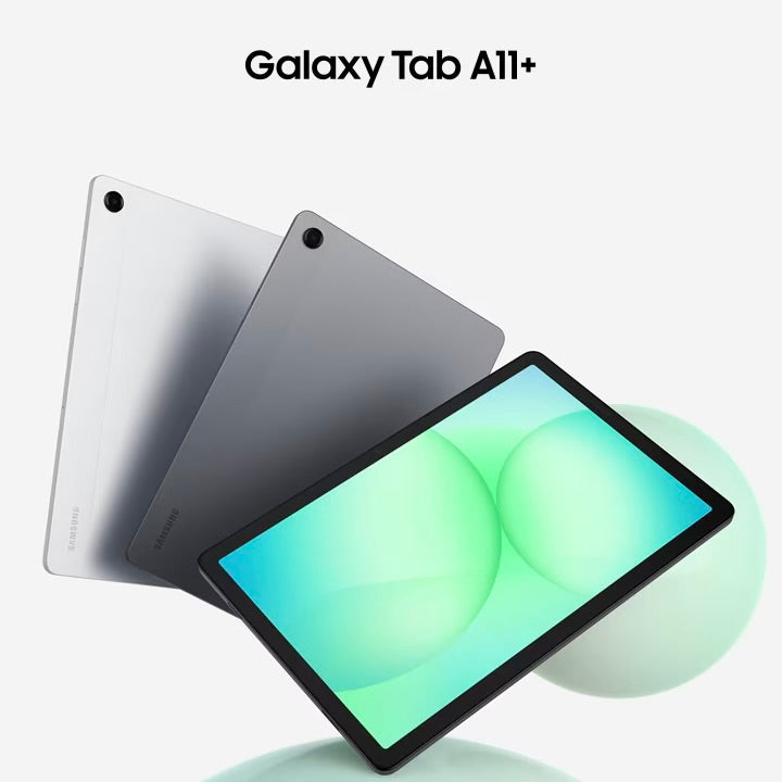 Samsung Galaxy Tab A11+ tablet with a white background