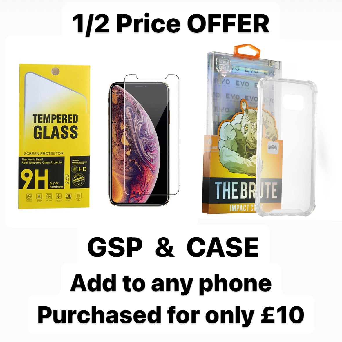 Discount Glass screen protector and Rear Case options Bonus Savings