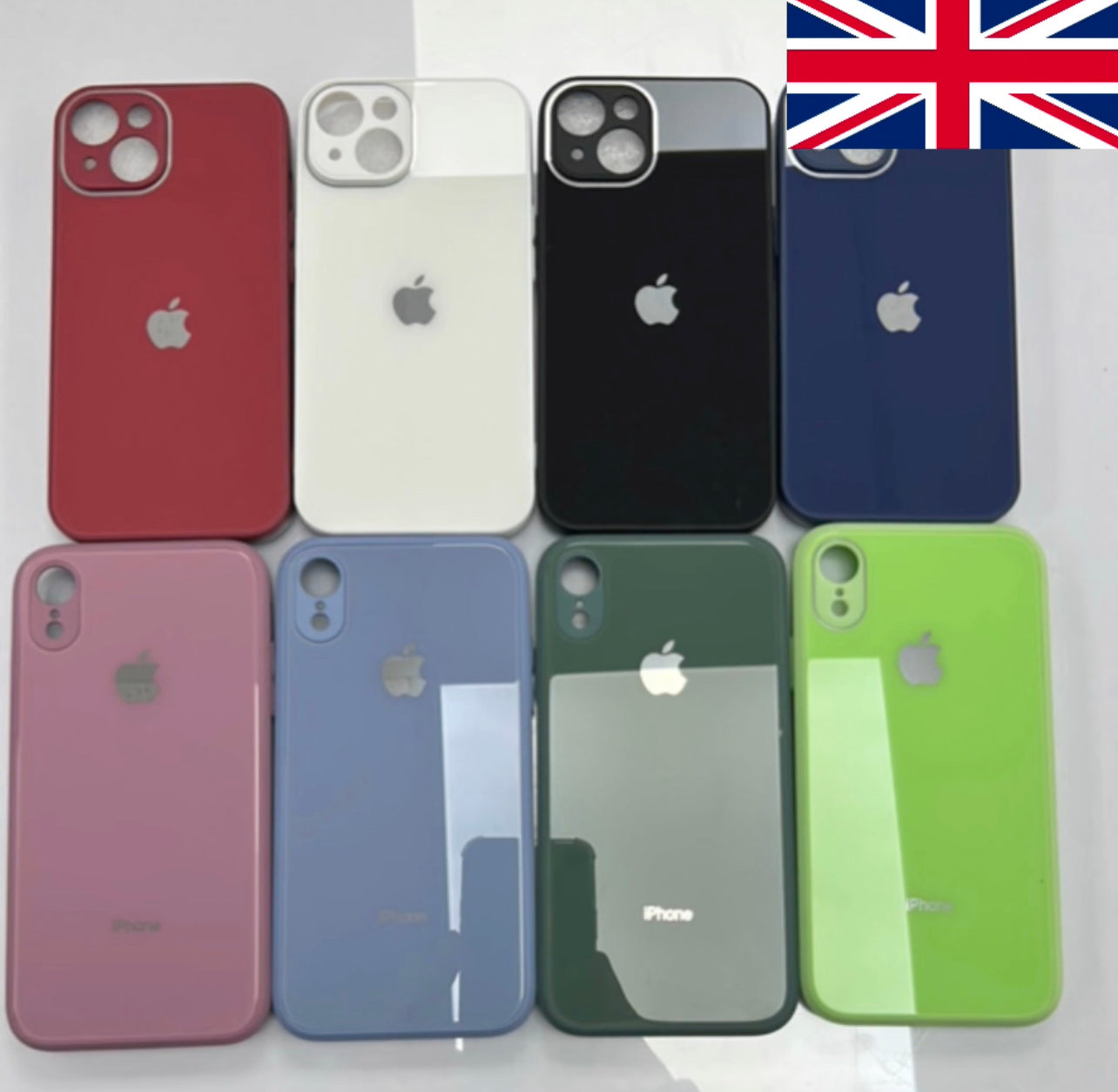 Glass Back High quality Case for iPhone