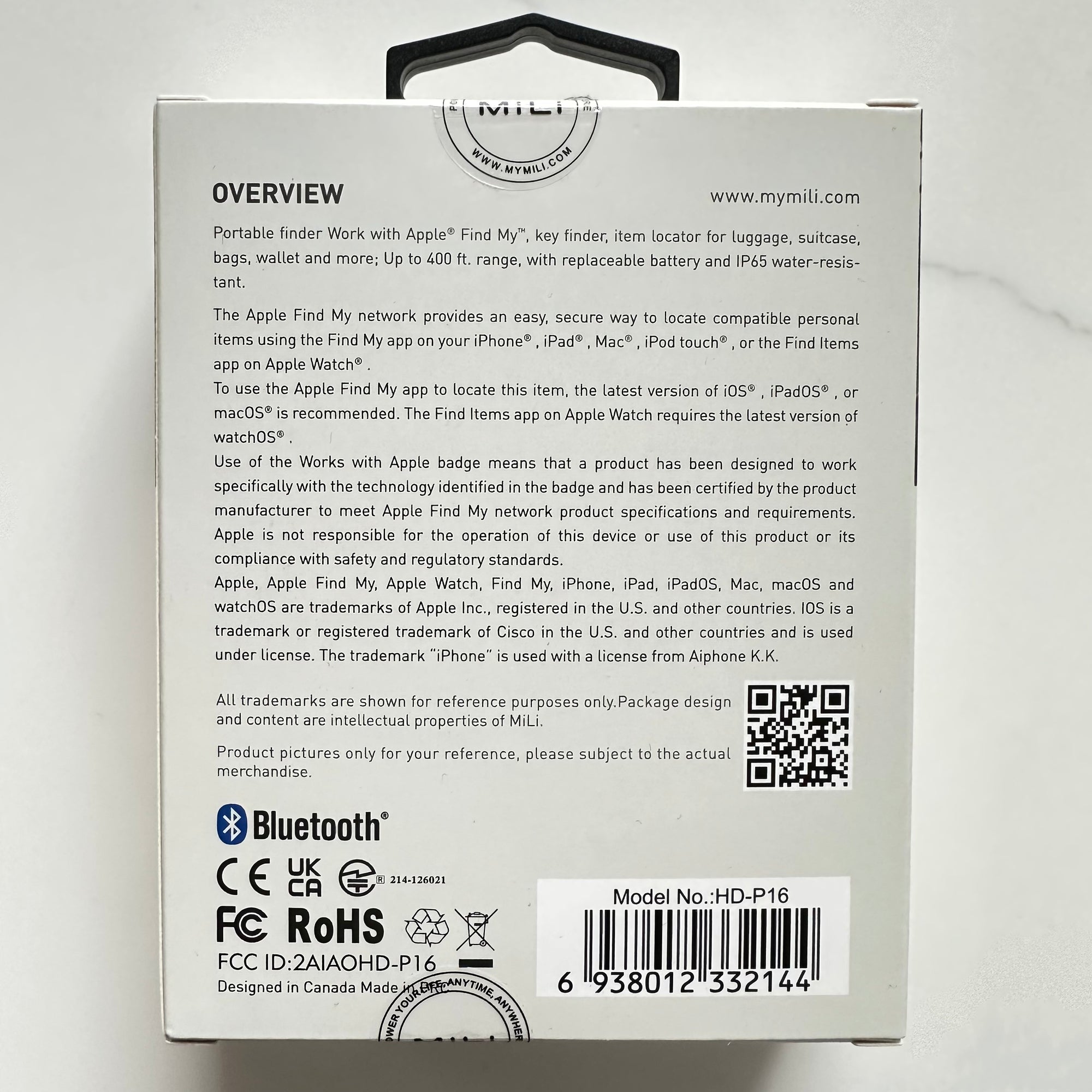 MiTag Item Finder (Like Air Tag) fully apple compatible air tag alternative