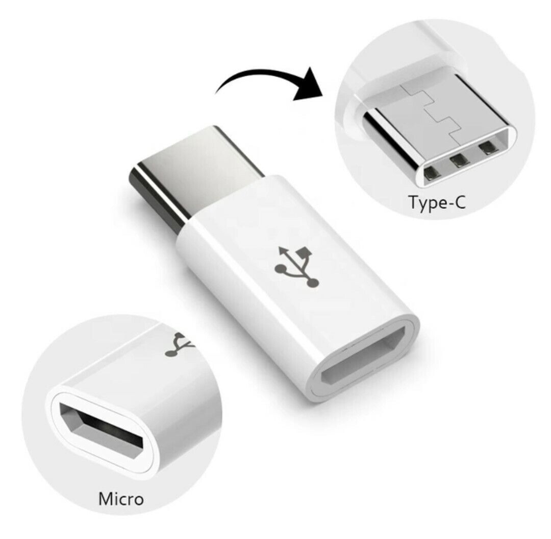 USB Adaptors Type-C - Micro USB and Lightning port