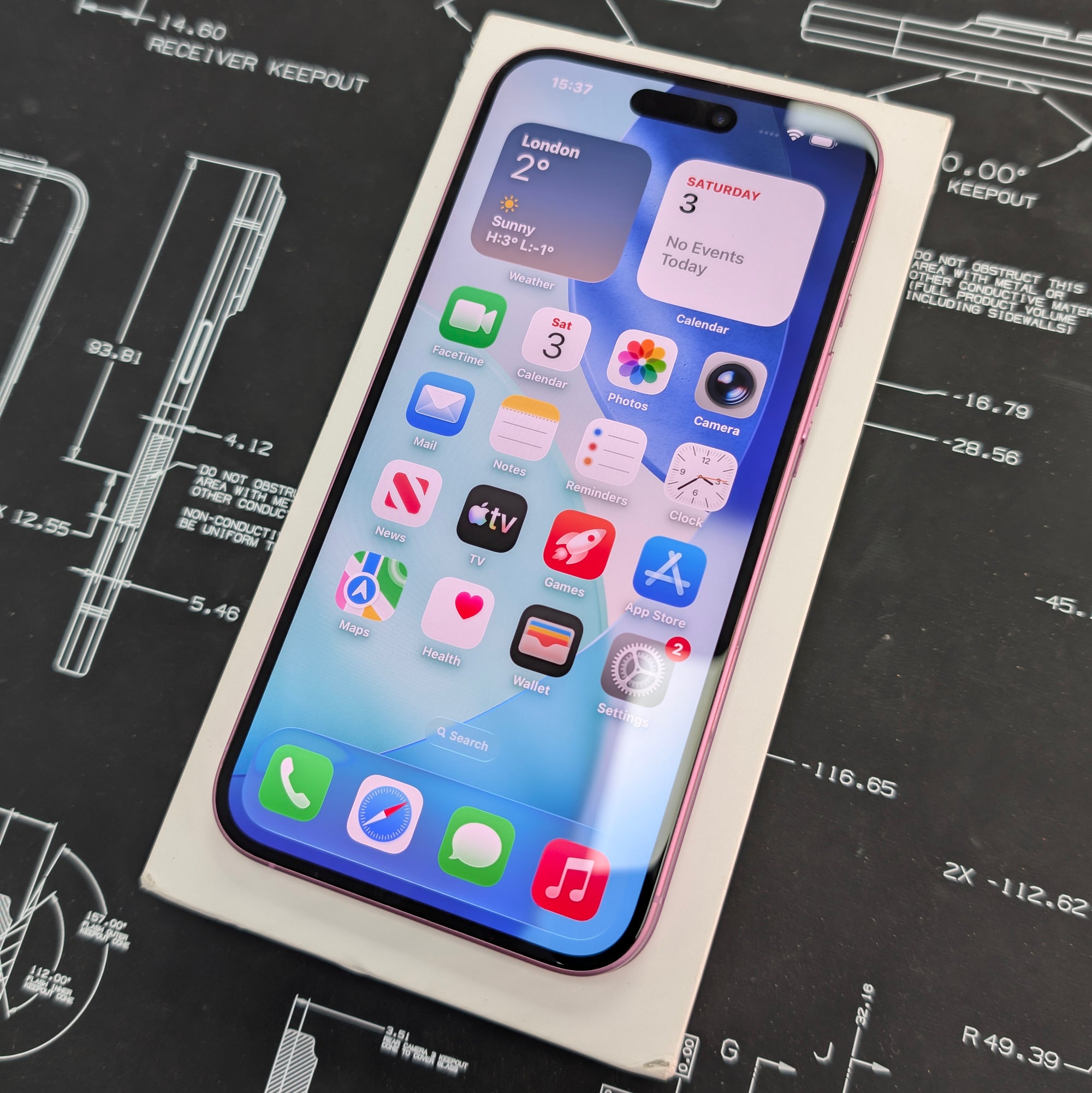 Apple iPhone 16 Plus 128GB Pink 100% Battery Health