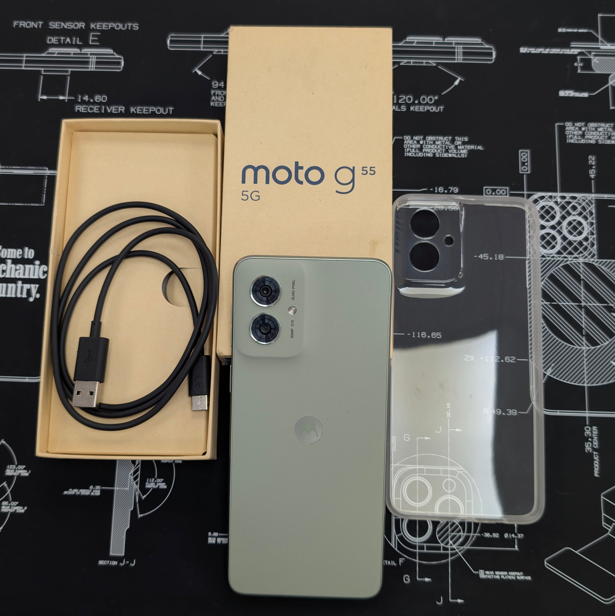 Motorola G55 5G Green 256GB Unlocked Android