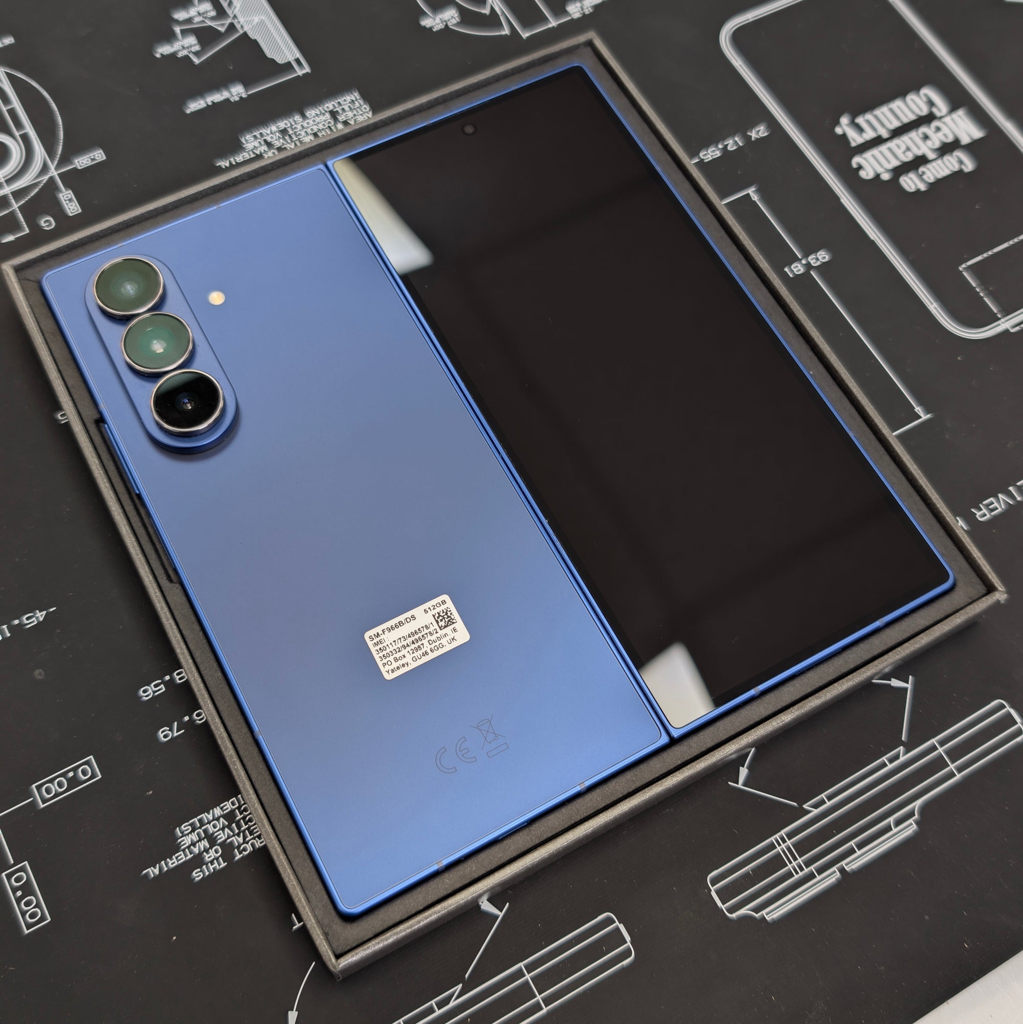 Samsung Galaxy Z Fold 7 Blue Shadow 256GB with Full Samsung Warranty