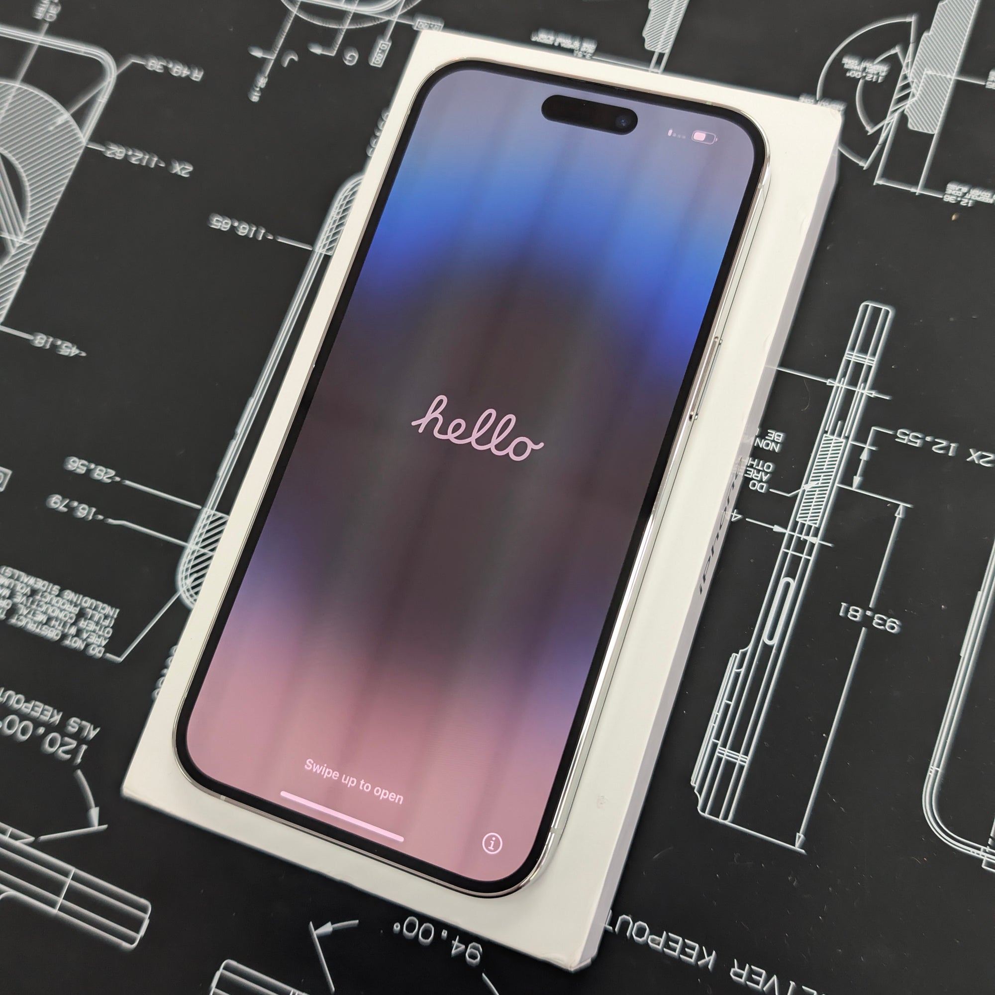 Apple iPhone 14 Pro Max Silver 128GB - 100% Battery Health