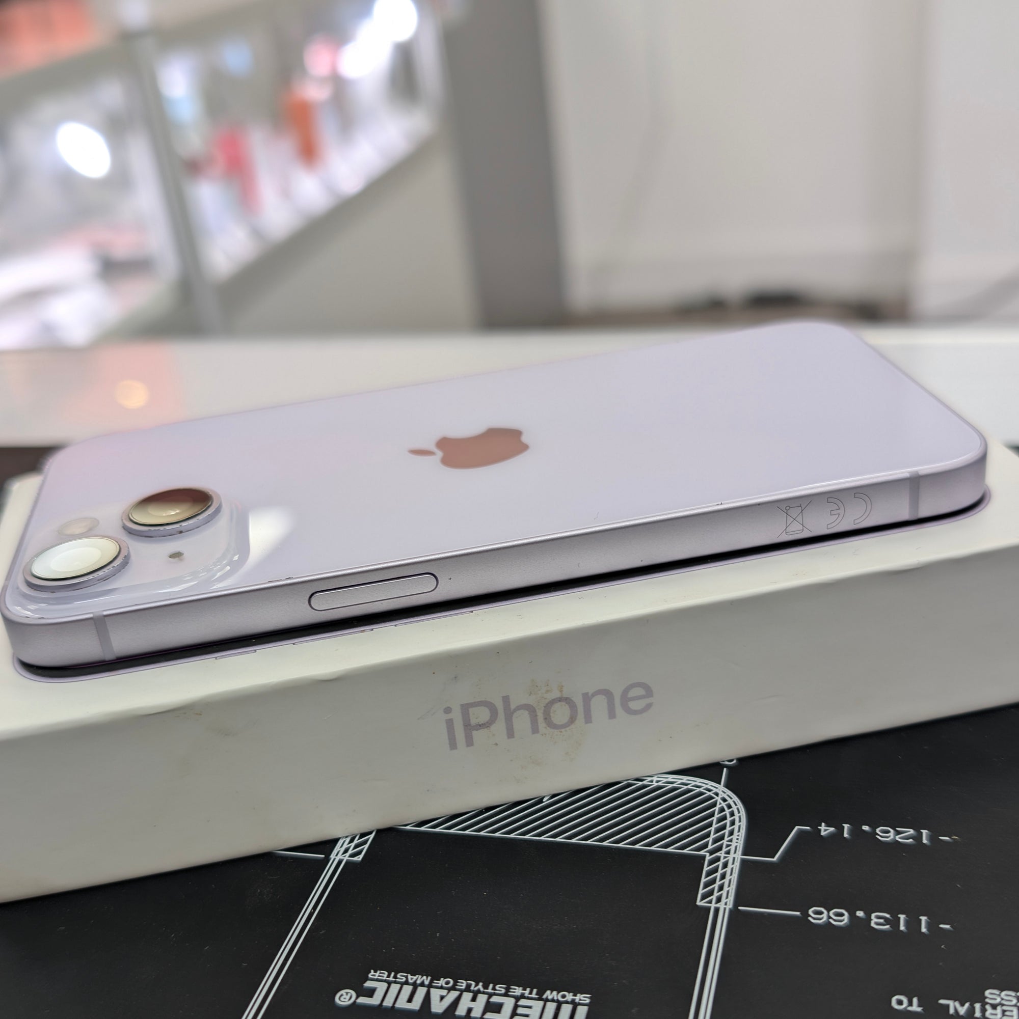 Apple iPhone 14 128GB Purple 100% Batt Health