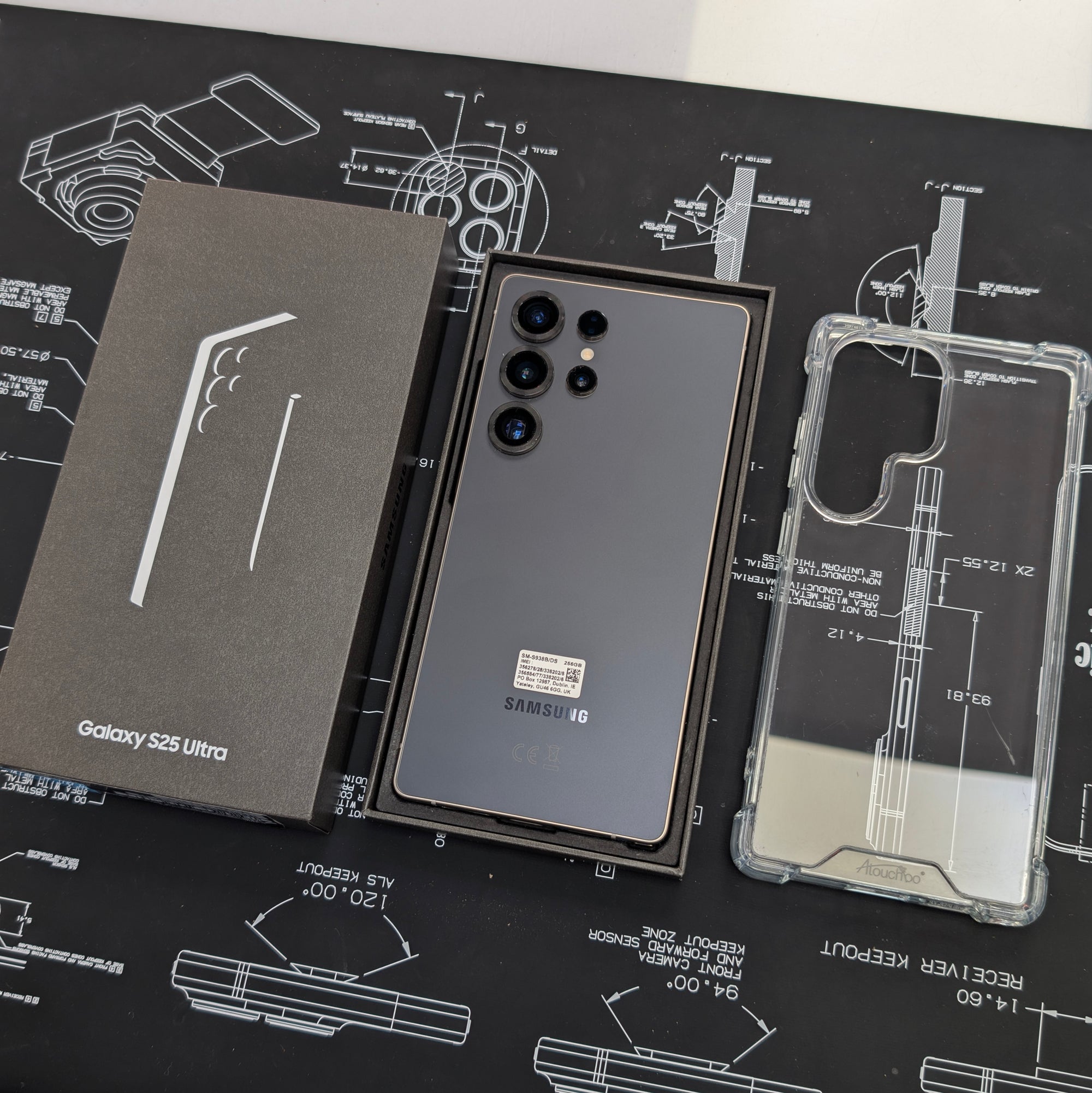 Samsung Galaxy S25 Ultra 256GB Titanium Black - Ex Display