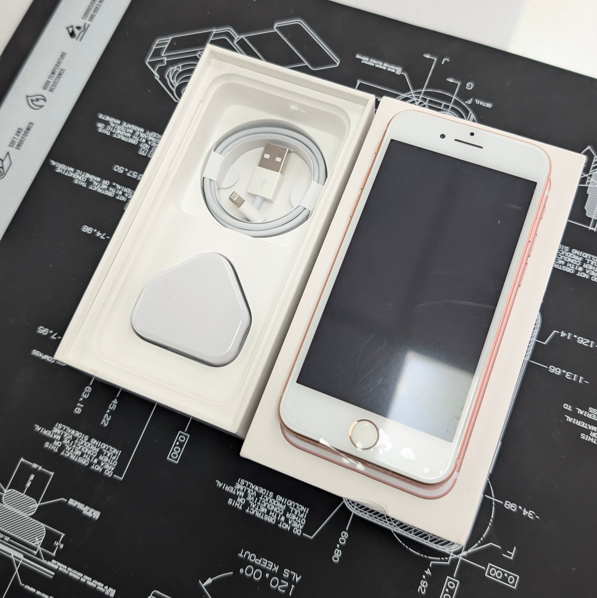 Apple iPhone 8 Rose Gold 64GB - 100% Battery Health