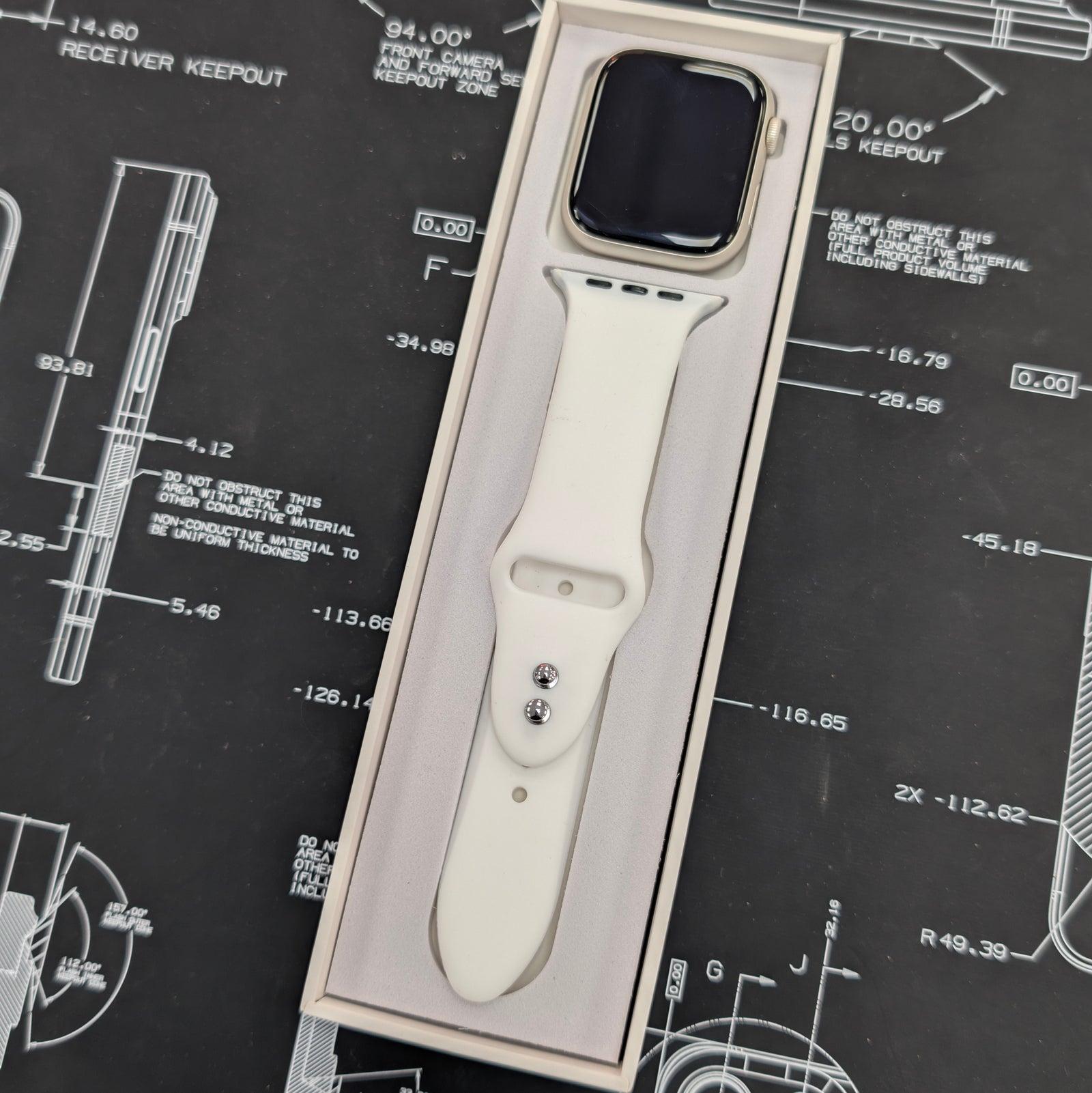 Apple Watch Series 9, 45mm Silver WiFi only