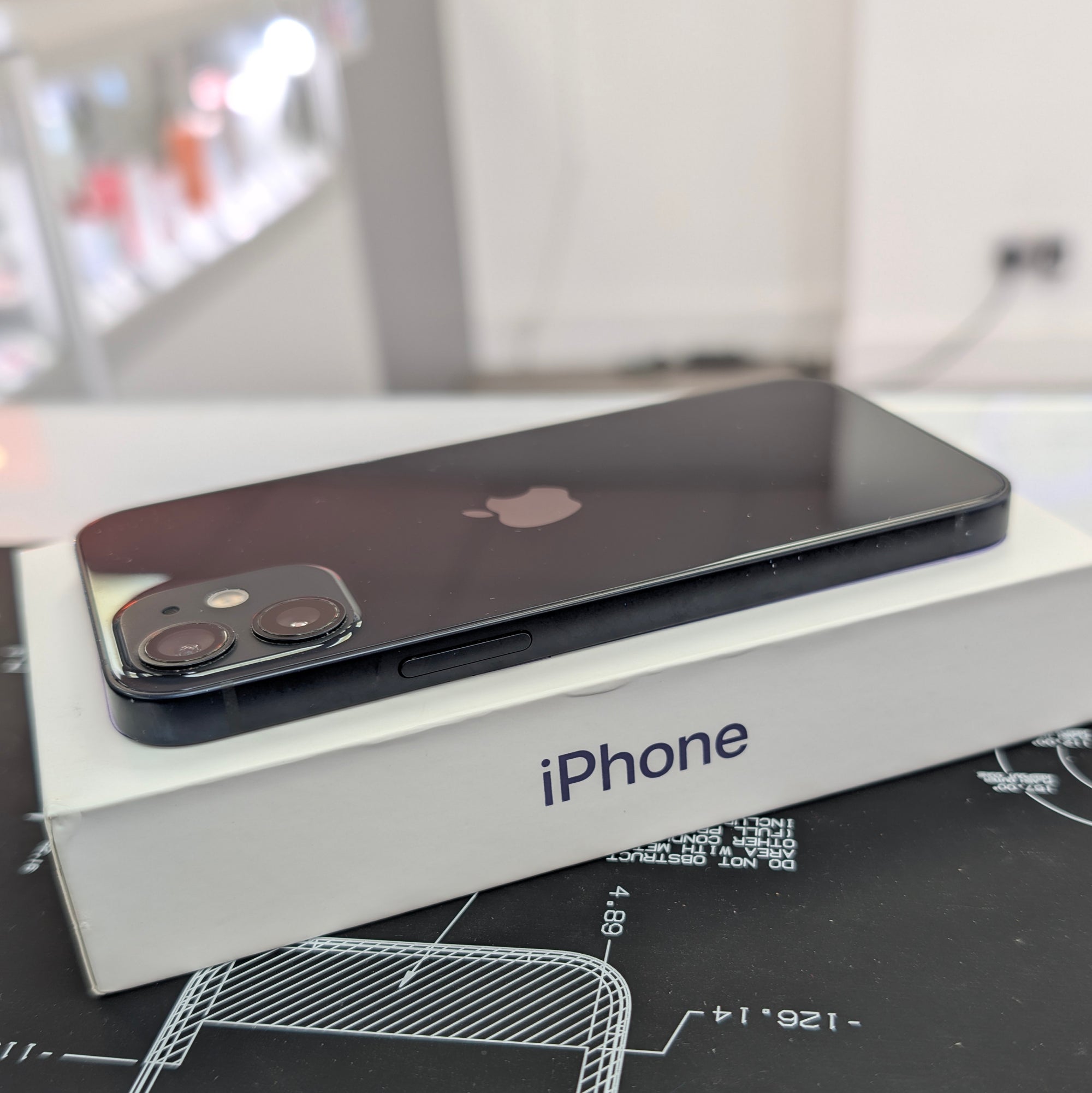 Apple iPhone 12 Mini 64GB Black - 100% Health Battery