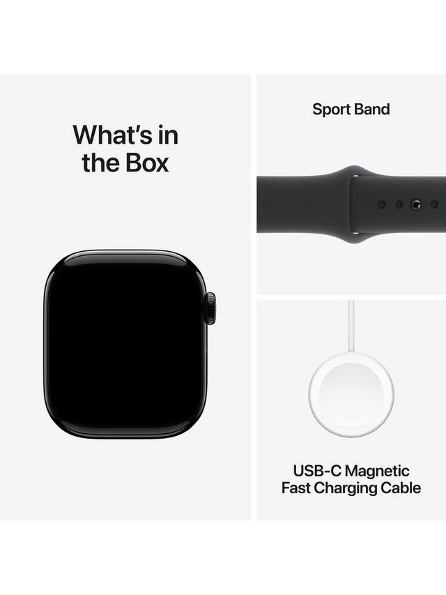 New Apple Watch Series 10, 42mm GPS Jet Black Aluminium Case