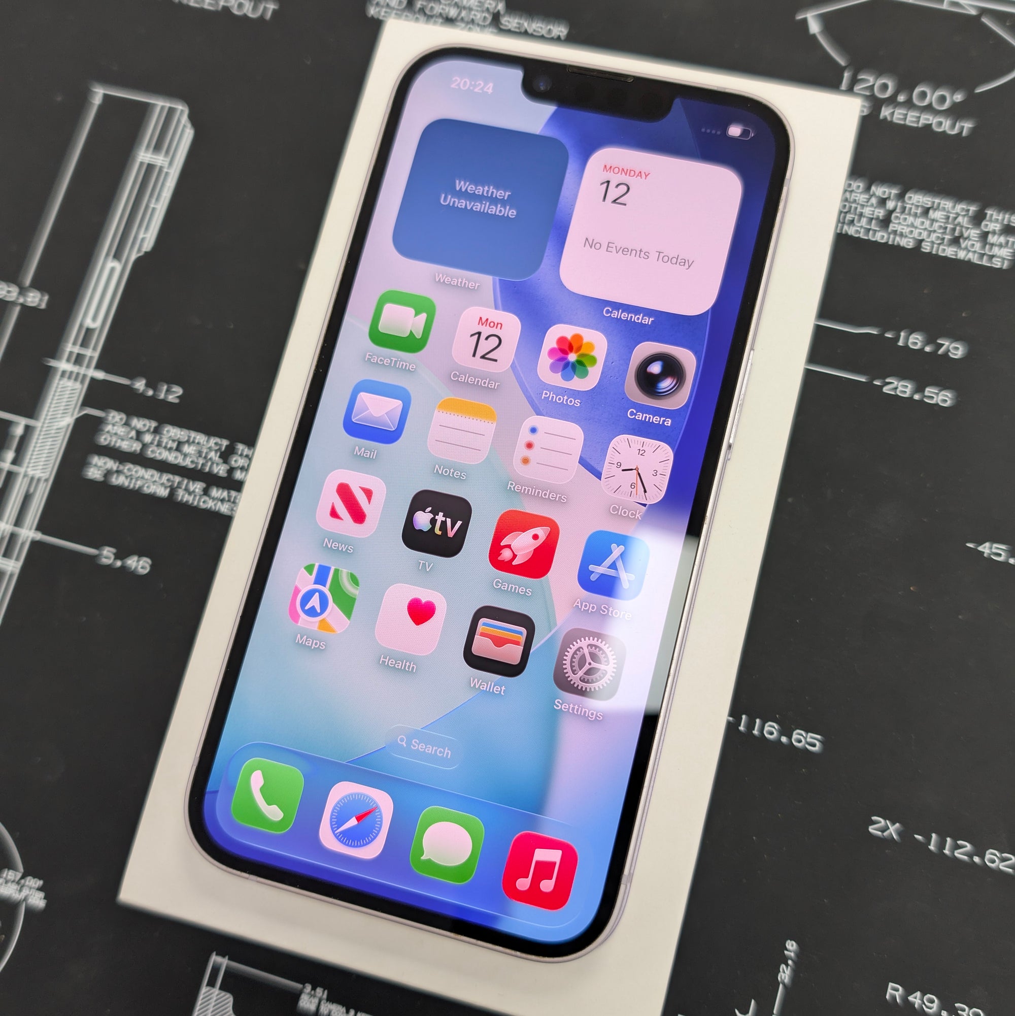 Apple iPhone 14 128GB - Purple - 100% Battery Health