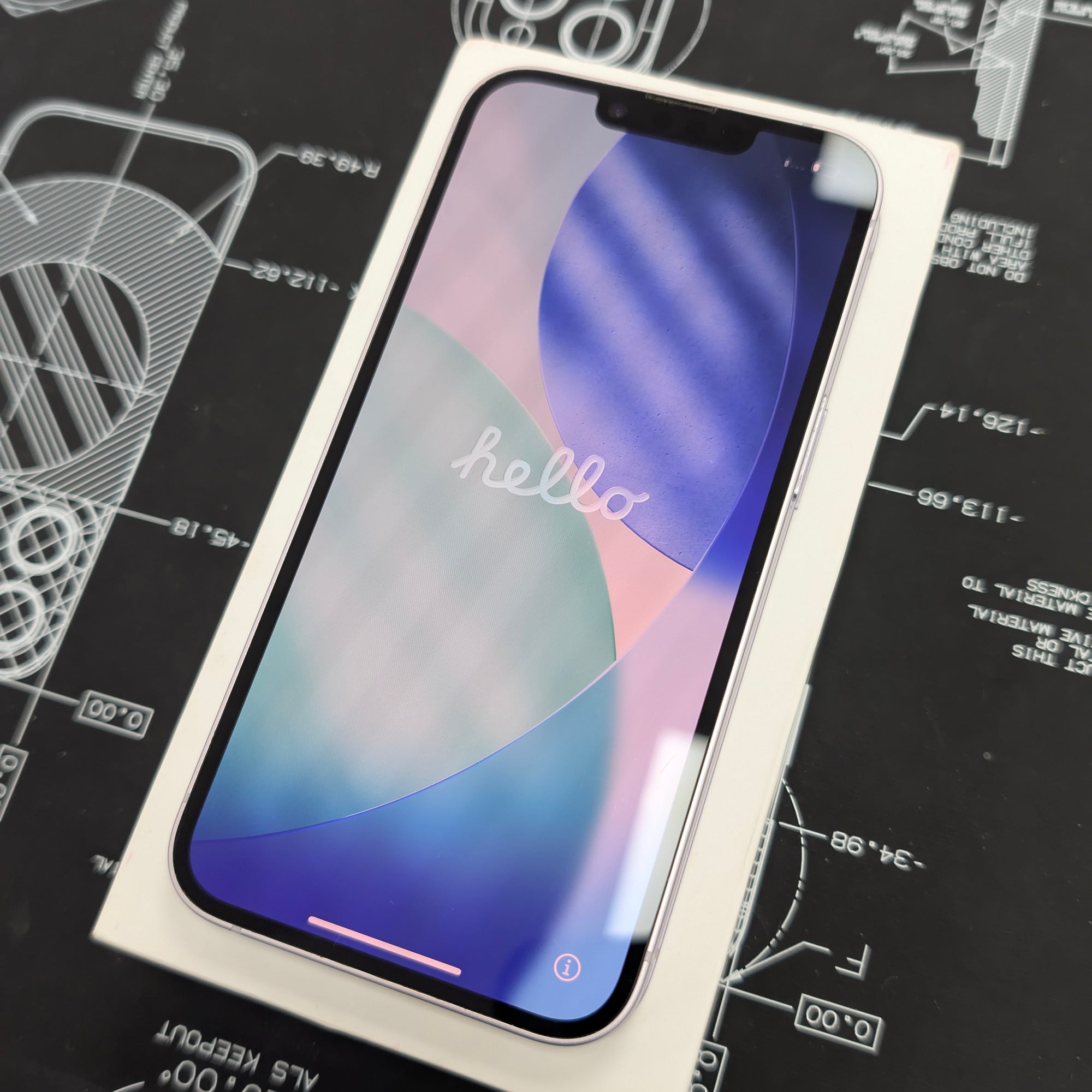 Apple iPhone 14 128GB Purple 100% Batt Health