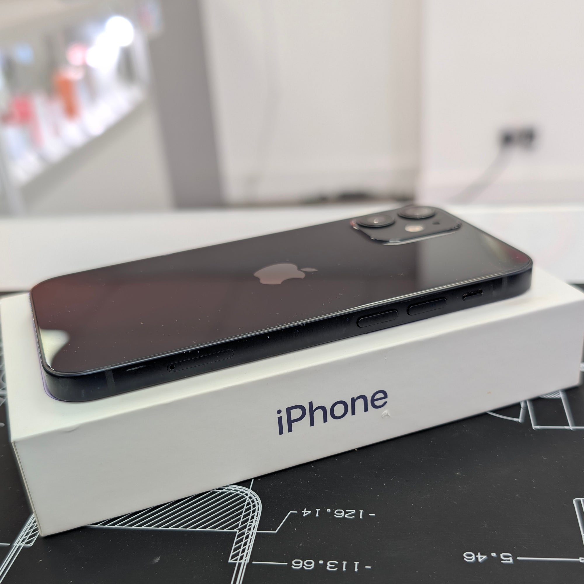 Apple iPhone 12 Mini 64GB Black - 100% Health Battery