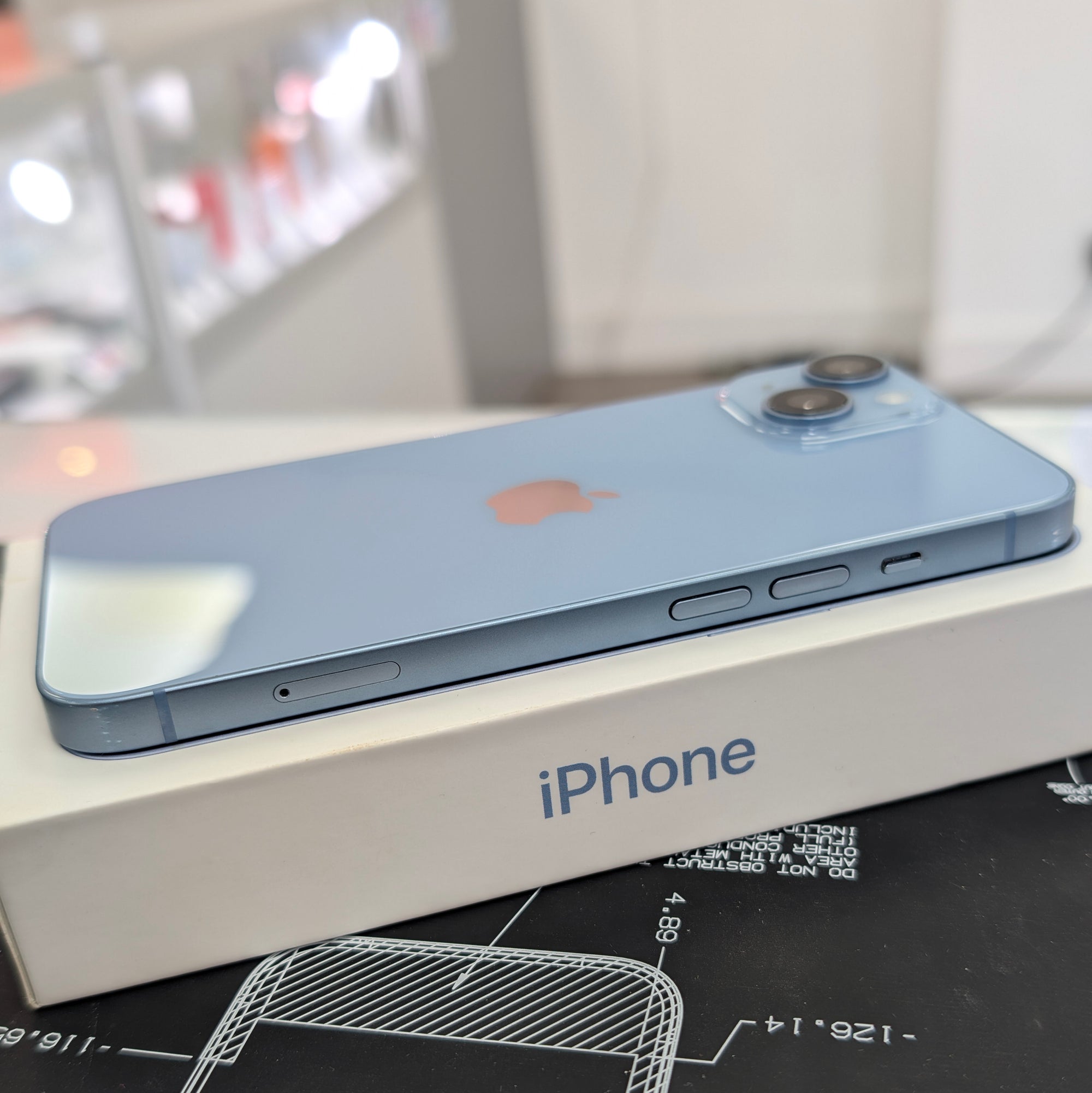 Apple iPhone 14 128GB Blue - 100% Battery Health