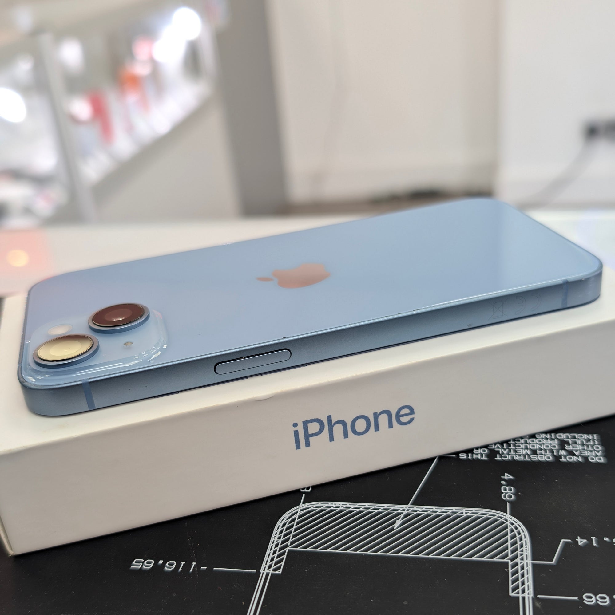 Apple iPhone 14 128GB Blue - 100% Battery Health