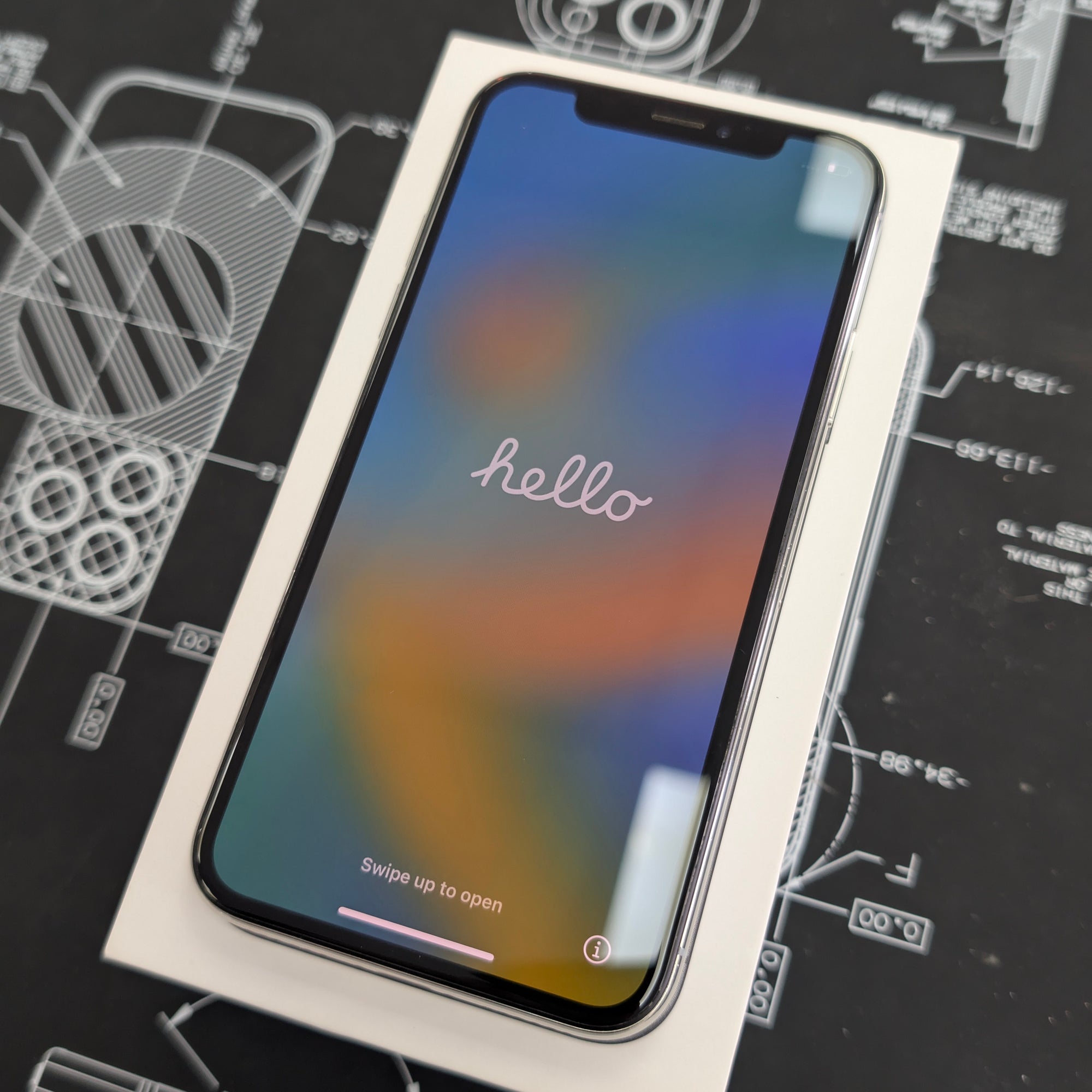 Apple iPhone X 64GB White 100% Battery Health Great condition