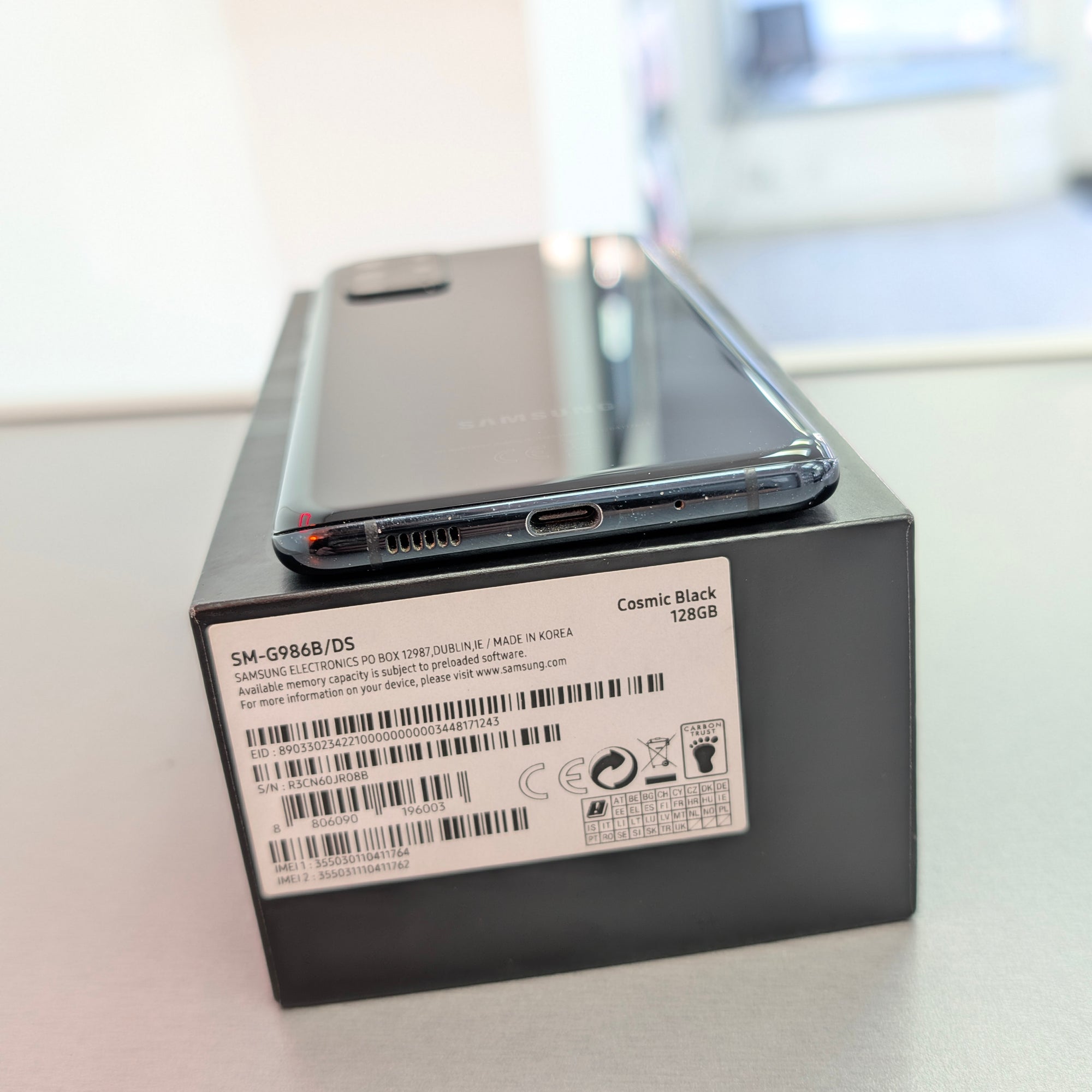 Samsung Galaxy S20 Plus 5G 128GB - Black