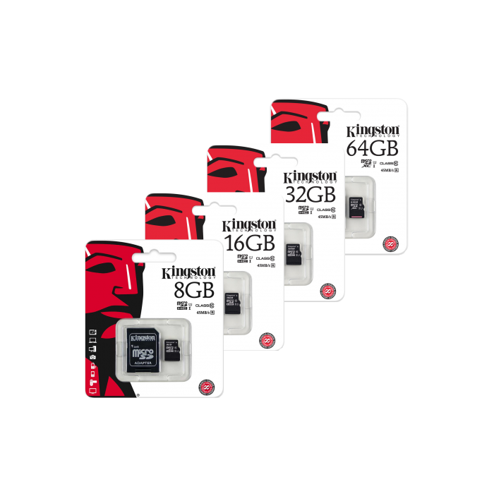 Micro SD Memory Cards plus free adaptor - Time 2 Talk Swansea